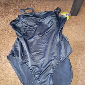 Brand new slimming black one piece swimsuit